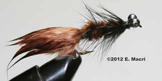 Brown Bead Head Wooly Bugger from Summer Brown Trout at www.flyfisher.com