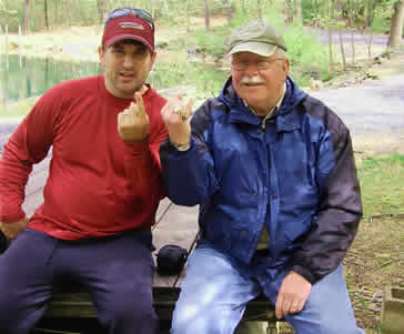 My Fishing Buddies Bud and Craig Having Some Debaucherous Fun from www.flyfisher.com