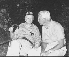 Fly Fishing buddies: Ross Trimmer and Irv Swope