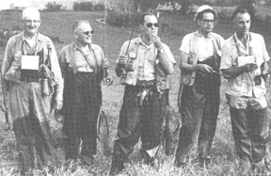 Fly Fishing on the Letort: Ross Trimmer, Ernest Schwiebert Sr. and Ernie Schwiebert Jr. Don Dubois and Charlie Fox